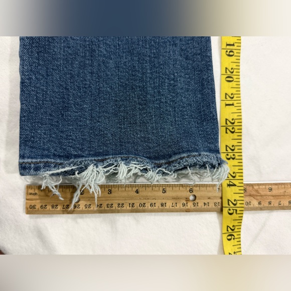 Madewell Slim Demi-Boot Jeans Sz 28P High Rise Cropped - Picture 9 of 10